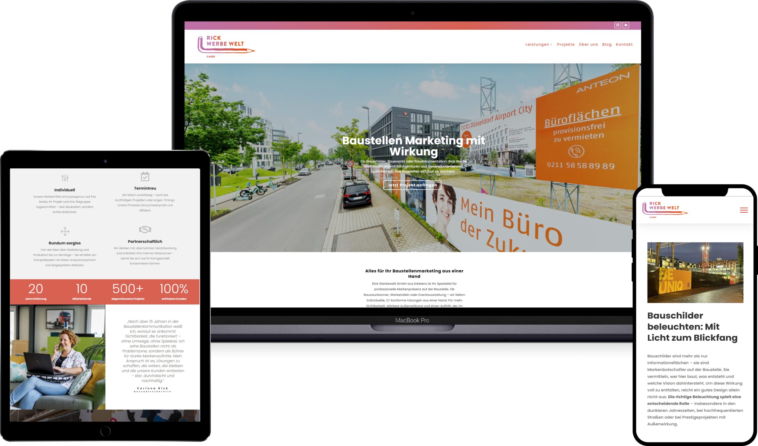 Webdesign Referenz content in motion